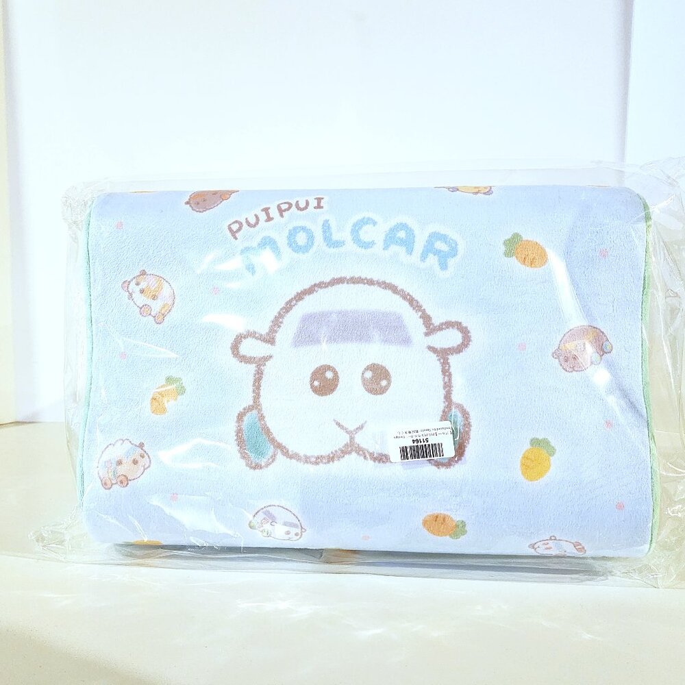 New Sanrio Pui Pui Molcar Memory Foam Pillow Toreba Japan 35cm